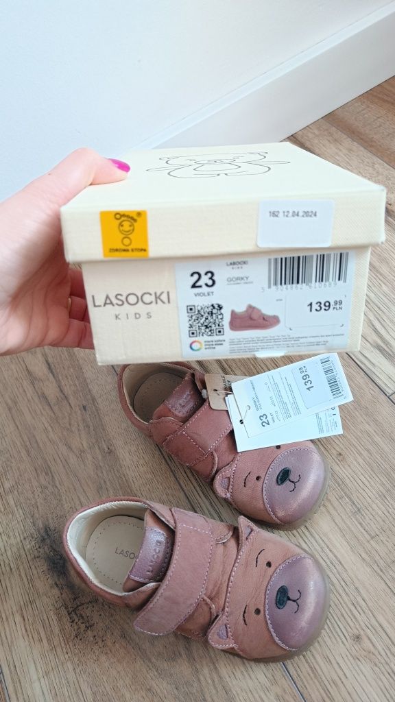 Lasocki kids buty 23 misie lato półbuty