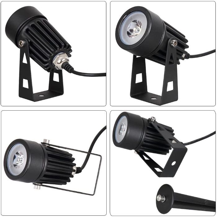 PROMO !!! Lampa solarna LED 4 MOCNE reflektorki (4x3W)