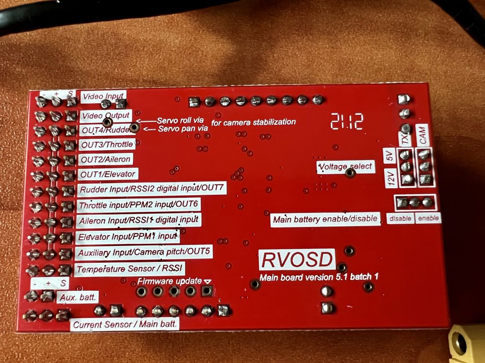 Autopilot RVOSD 5 - RangeVideo