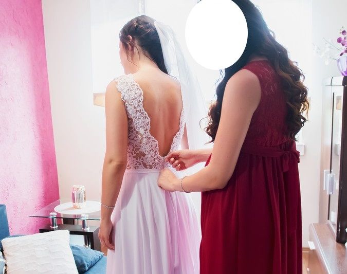 Suknia ślubna - biała - rozm.38/40 - stan idealny !