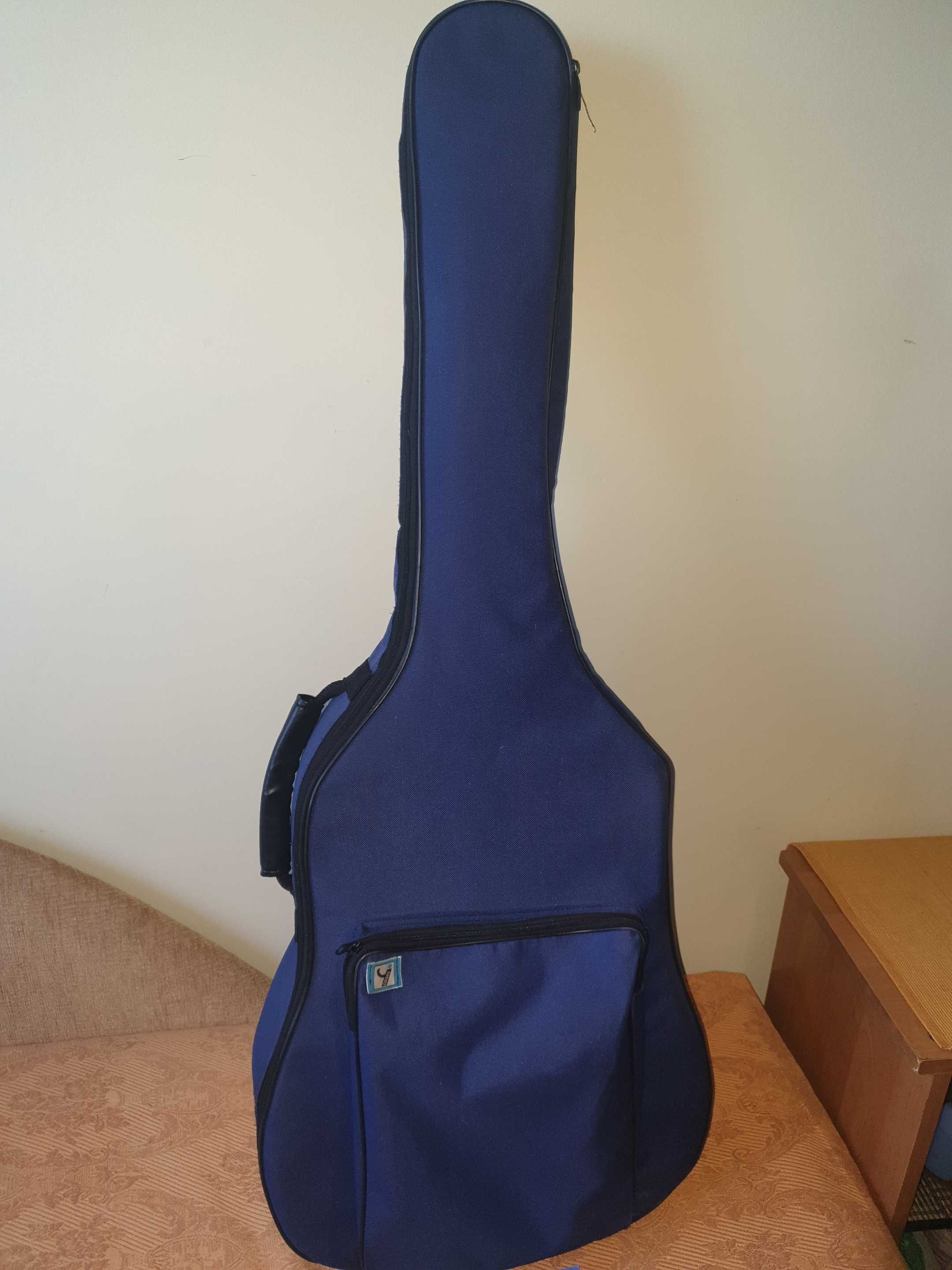 Gitara akustyczna Durango MG-916 + pokrowiec + książka - NIEBIESKA