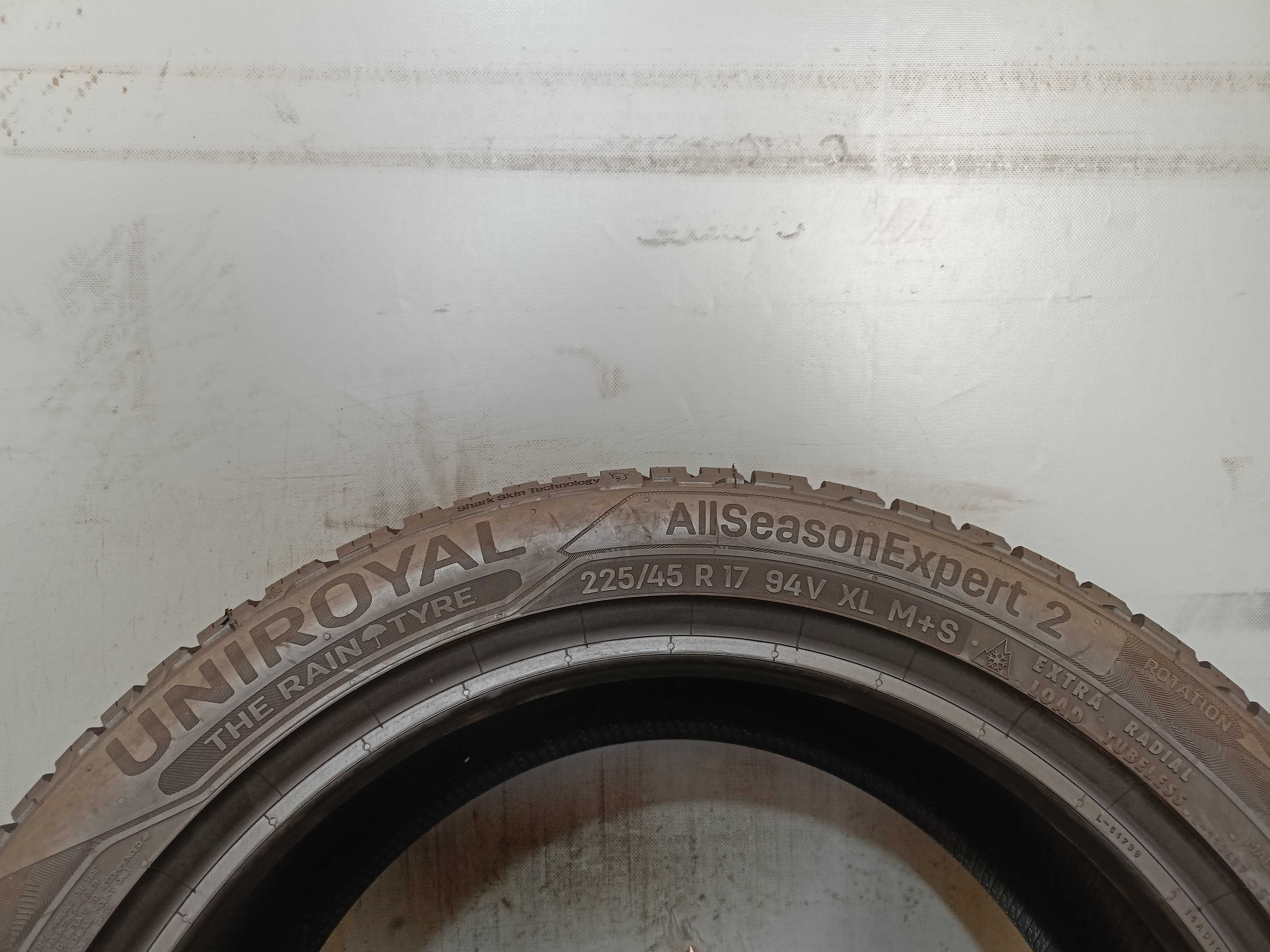 Uniroyal AllSeason Expert 2 225/45/17 2018 rok 94V NOWA (2231)