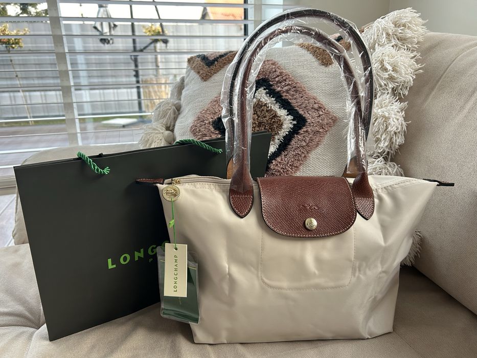 Torebka Longchamp kremowa M