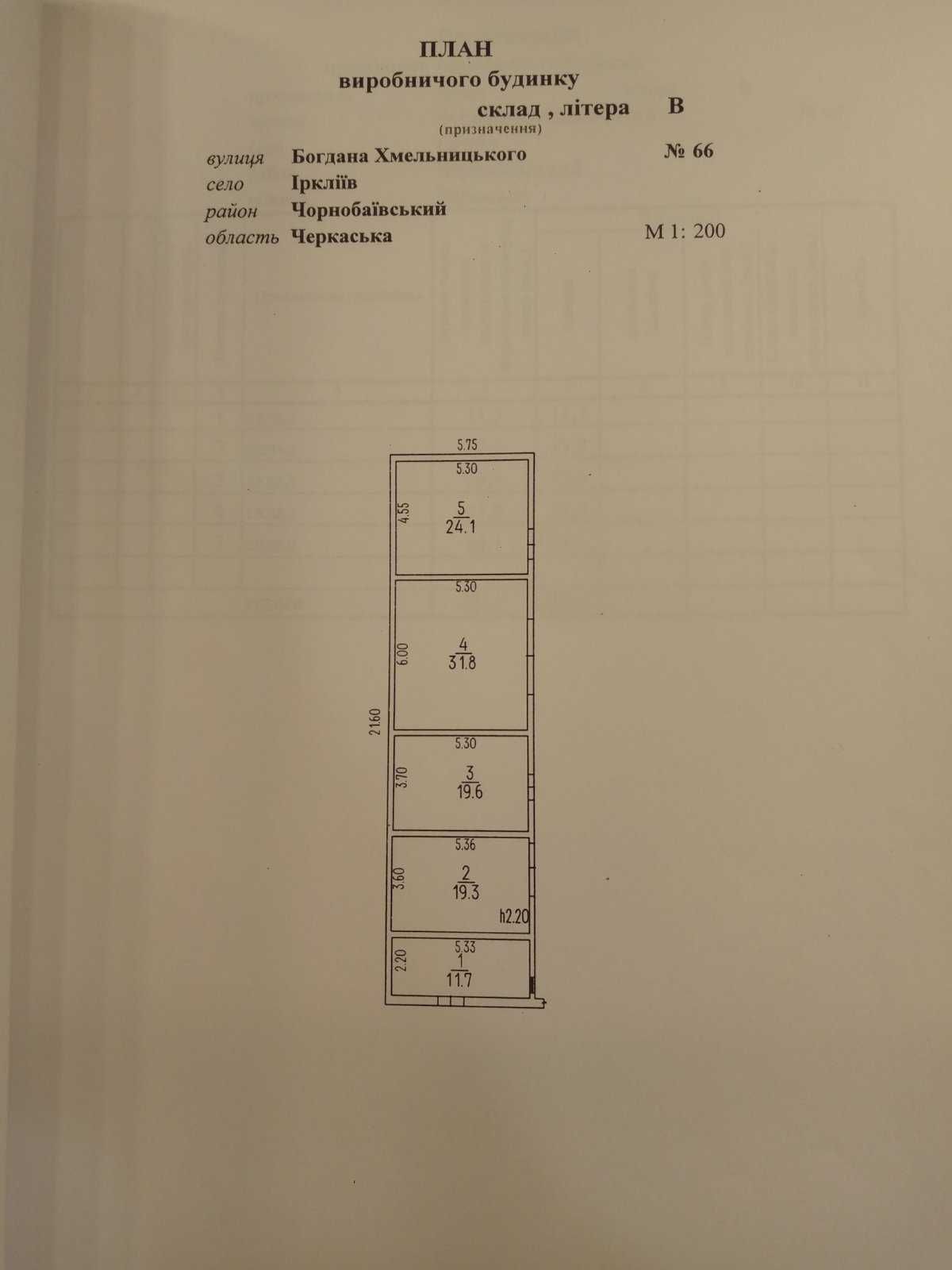 Виробничо-складські приміщення Чорнобаївський р-н м. Ірклієв