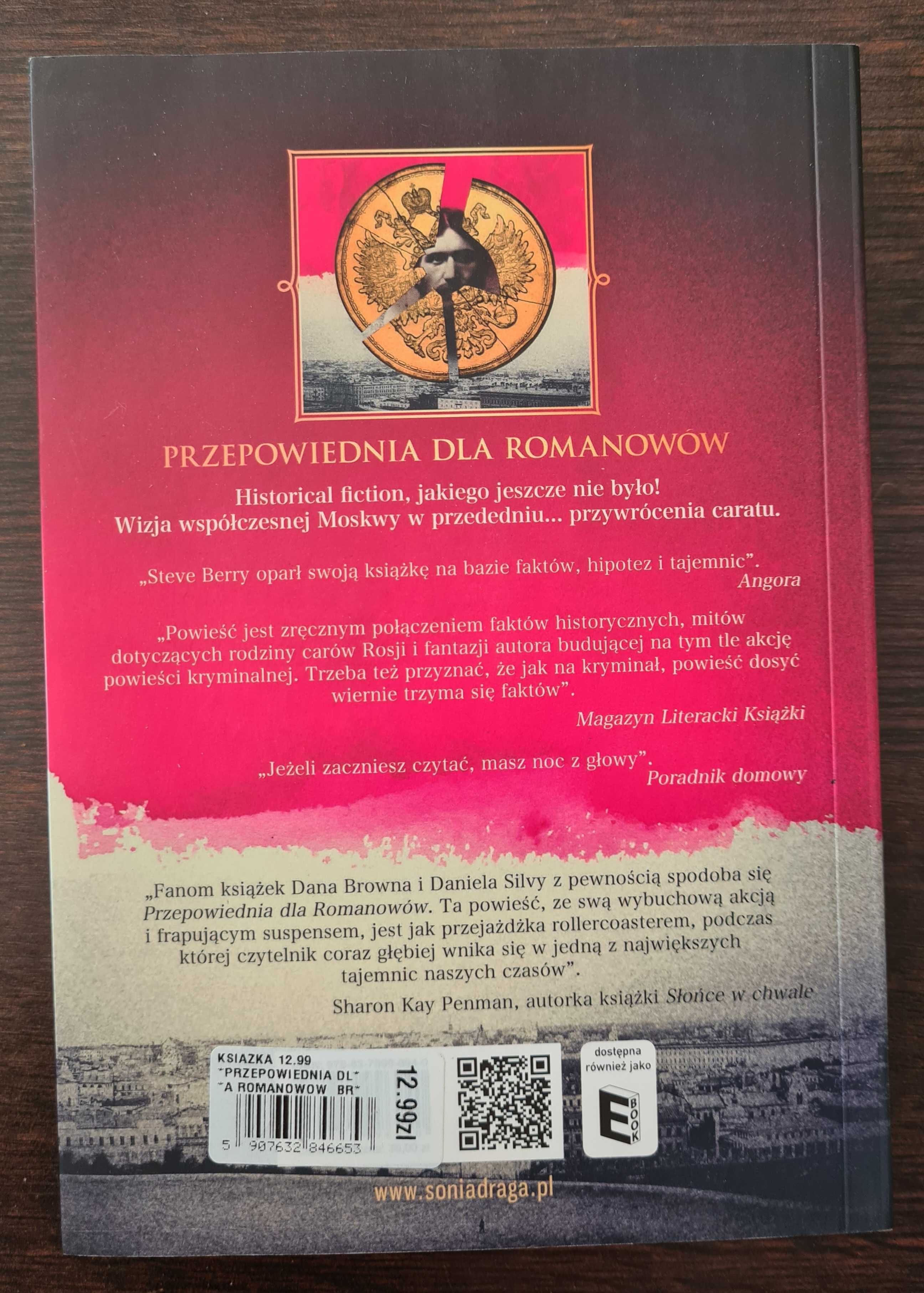Książka: "Przepowiednia dla Romanowów" Steve Berry