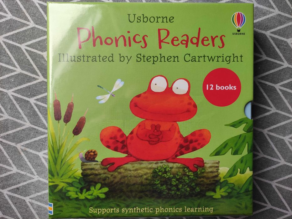 Nowy zestaw książek 12x Phonics Readers Usborne po angielsku