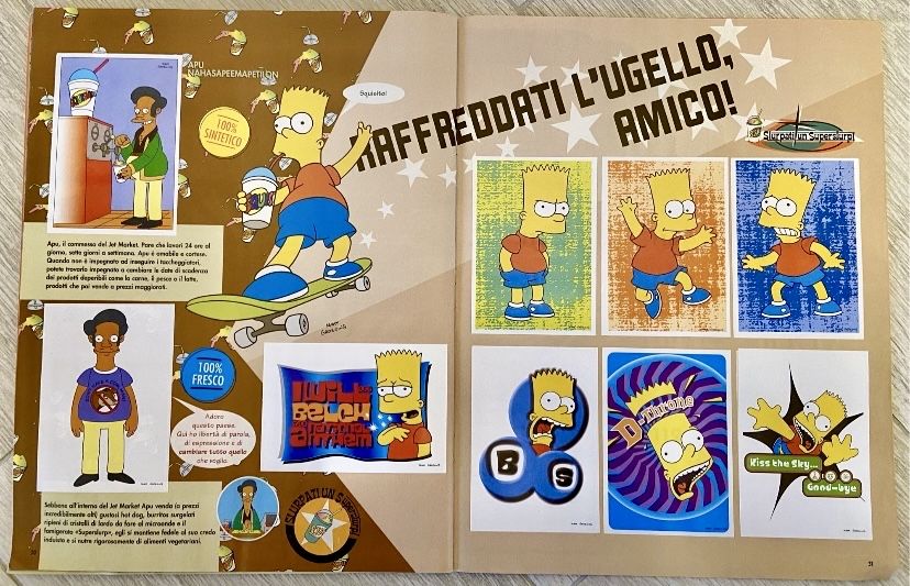 Супер ціна!!! Колекційний альбом Panini наклейок із сімейкою Сімпсонів