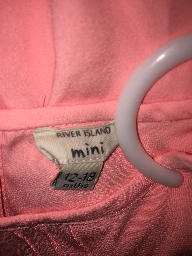 River Island mini 12-18m 80-86 zwiewna bluzka top topik lato mgiełka f