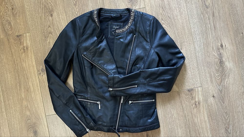 Косуха жіноча Zara, натуральна шкіра