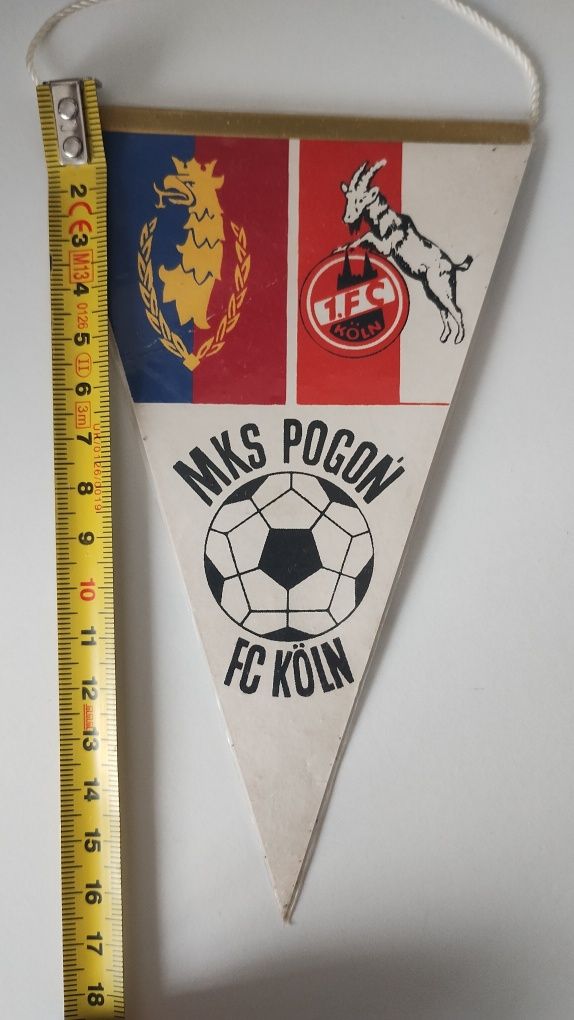 Proporczyk Pogoń Szczecin -Fc Köln 1984