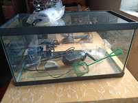 Aquário 60L com muitos acessórios