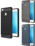 Etui Carbon do Huawei P9 Lite + Szkło Hartowane
