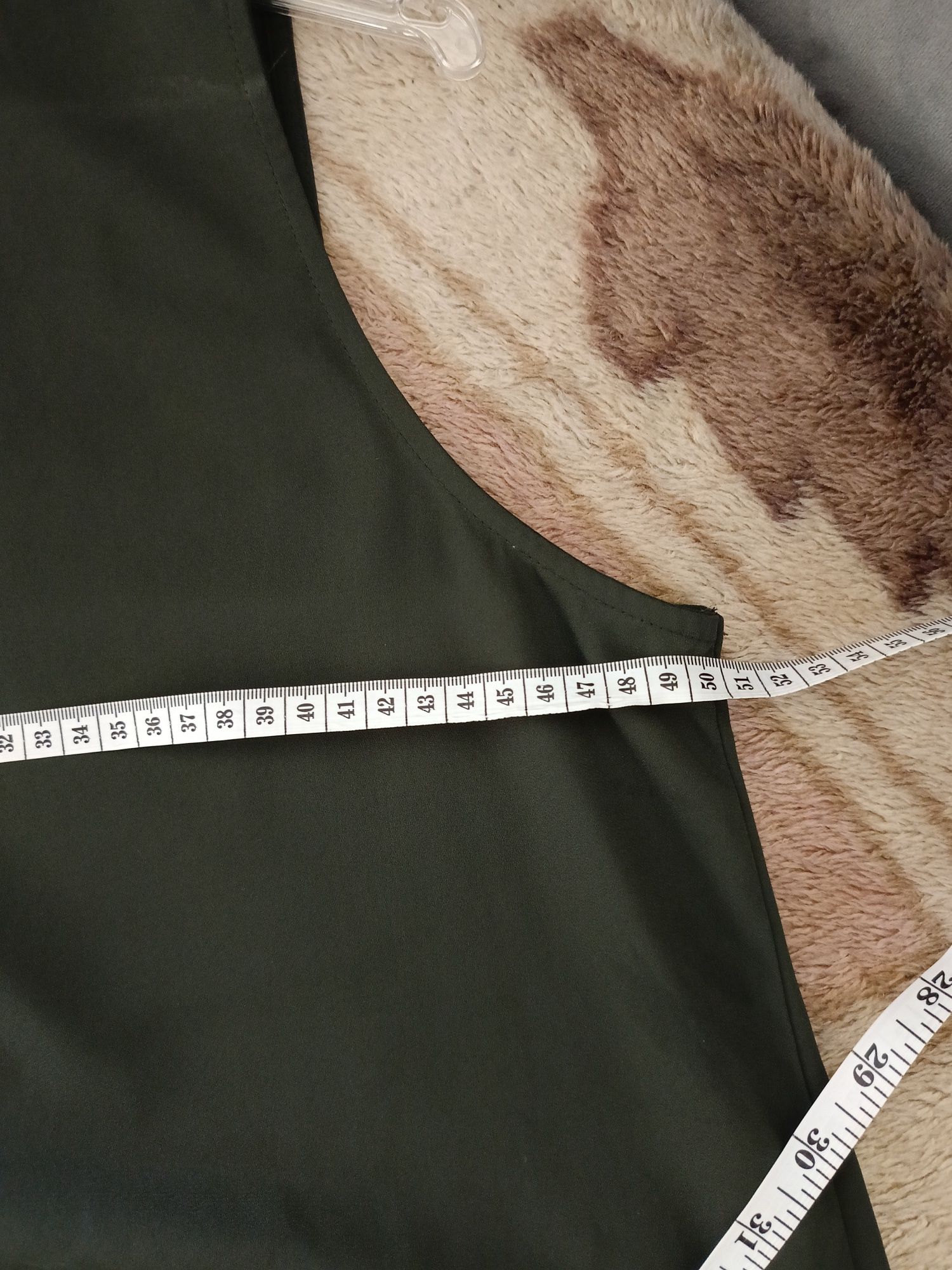 Bluzka tunika rozmiar 40 kolor oliwkowy