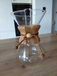 Chemex coffe maker używany + filtry