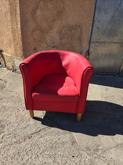 Fotel skórzany vintage