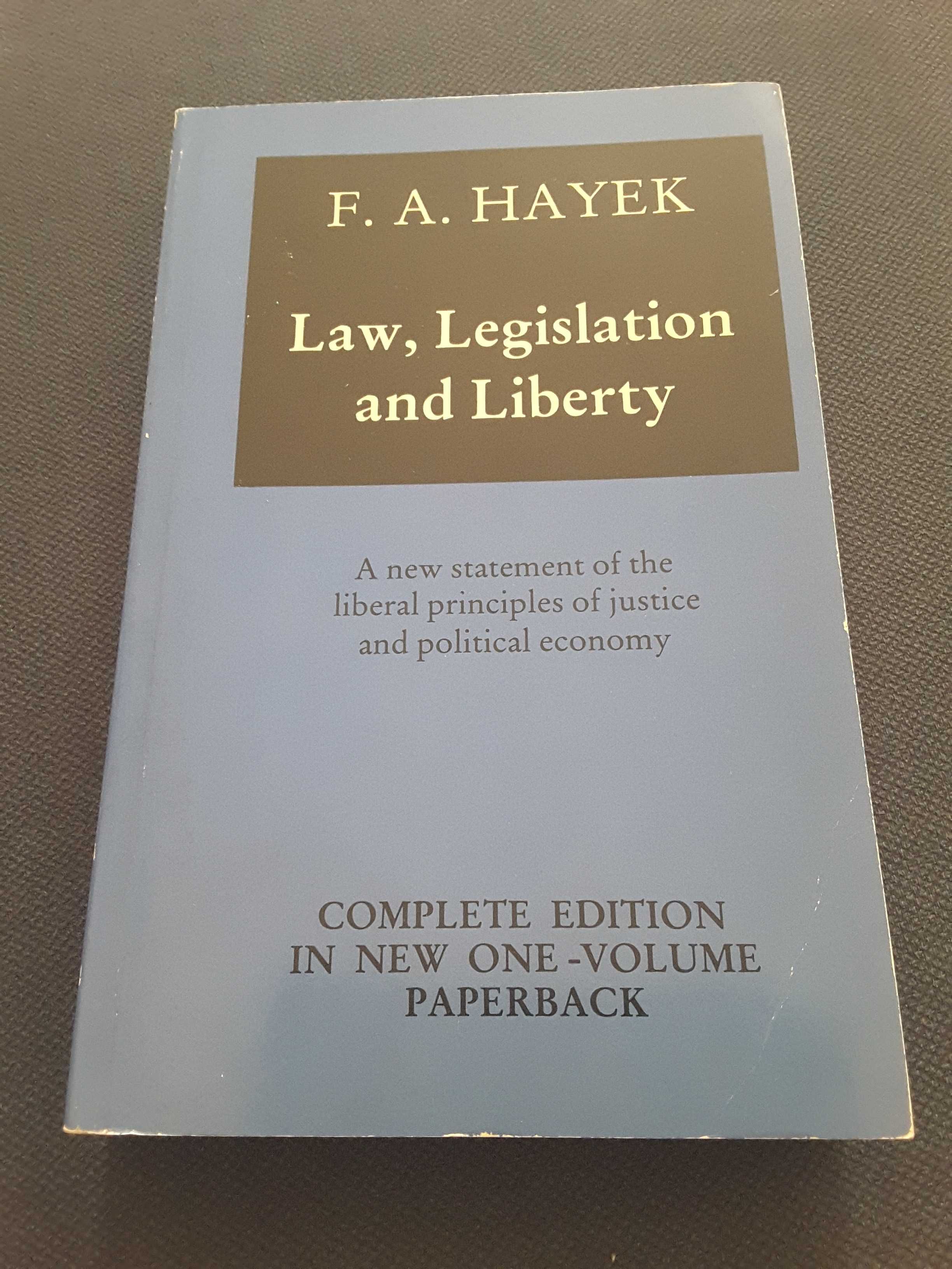 Harari: 21 Lições para o Século XXI/ Hayek: Law, Legislation, Liberty