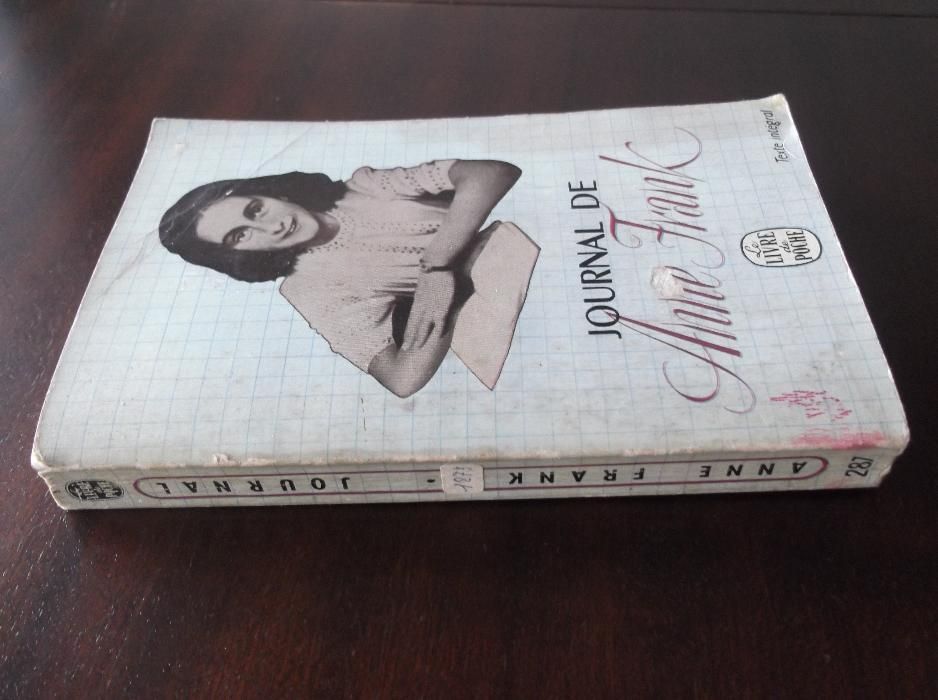 Livro em Francês com o título O Jornal de Anne Frank 1950