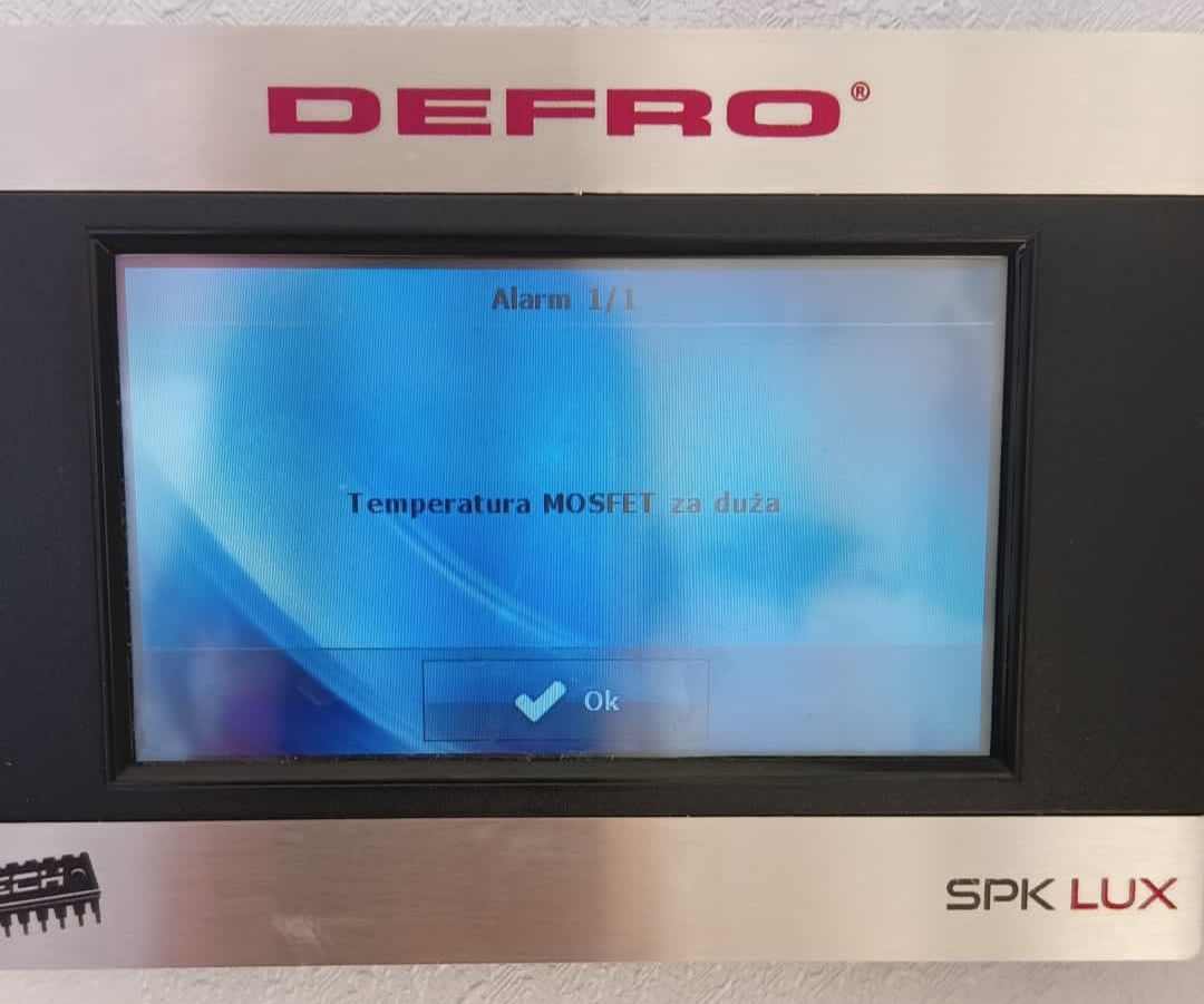 Sterownik TECH Kotła Pieca naprawa Defro wyświetlacz