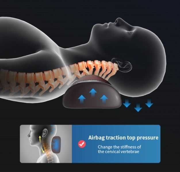 Poduszka masująca, rozgrzewająca kręgosłup, szyja, kark