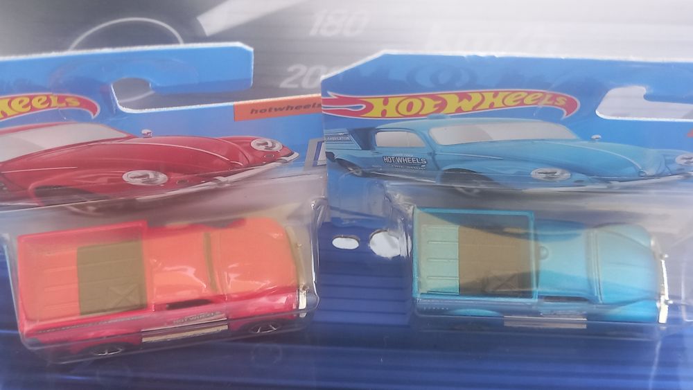 Conjunto 2 hot wheels 49 volkswagen Beetle Pickup