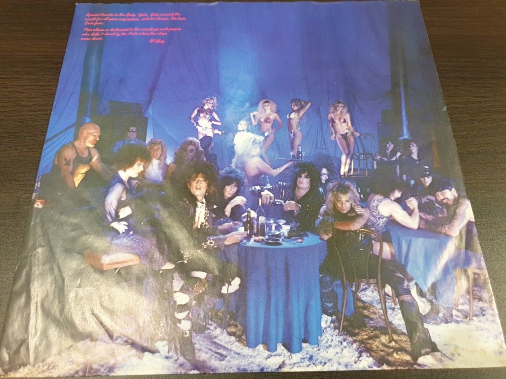 Winyl Motley Crue - Girls, Girls, Girls first press EX/EX