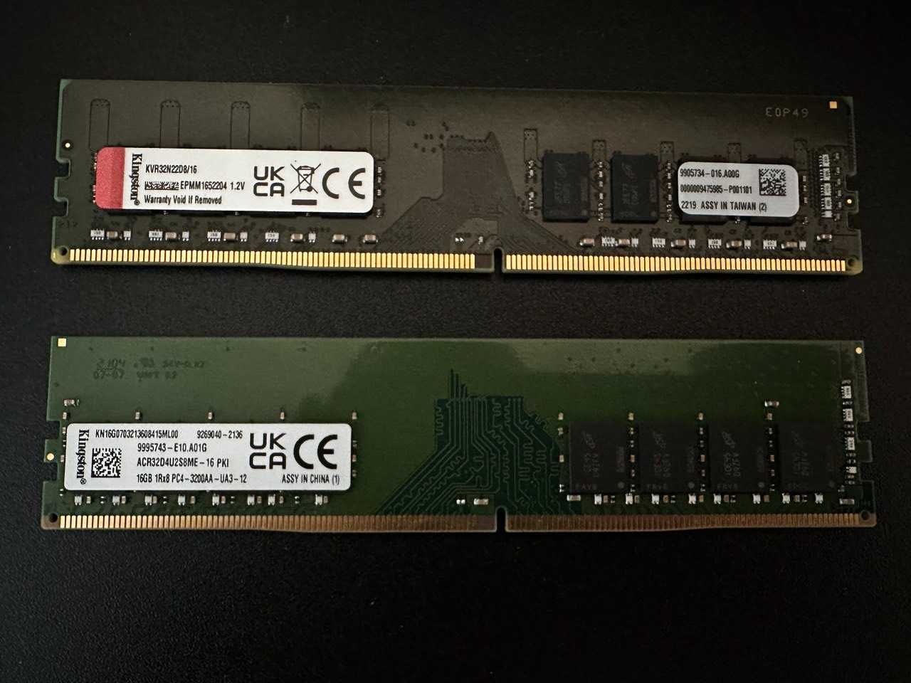 Оперативна память Kingston DDR-4 32GB 2x16