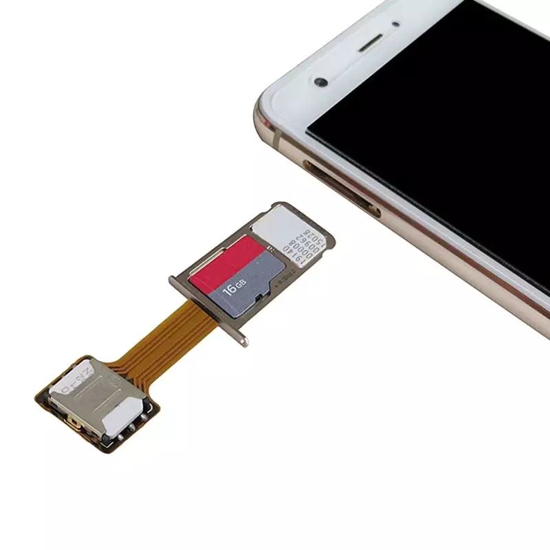 2 Sim + SD Card. Адаптер на 2 сим карты + карта памяти, переходник.