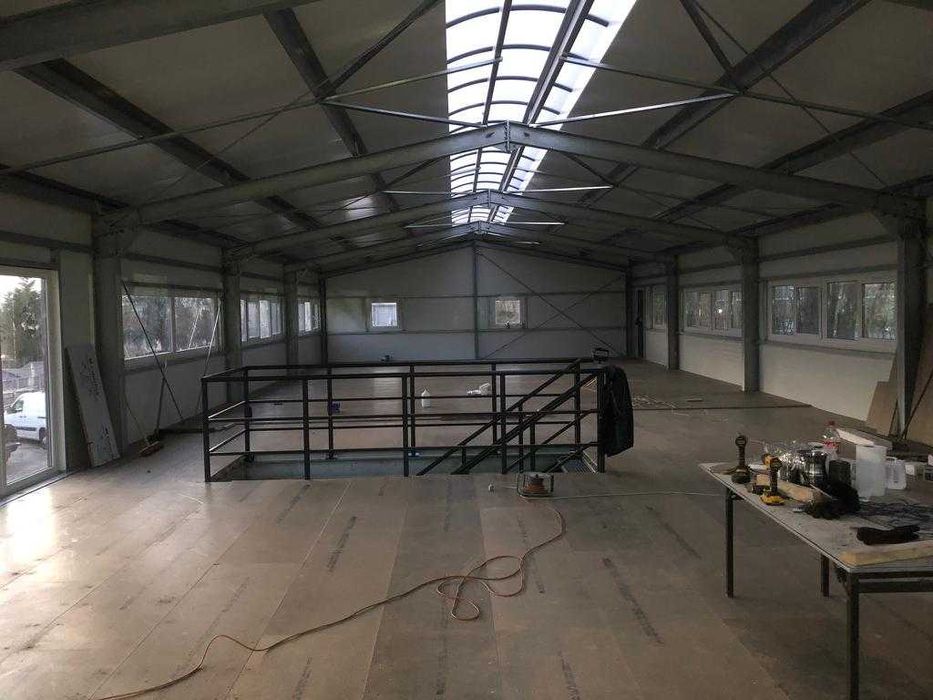 Hala 250 m2 stalowa magazyn warsztat płyta konstrukcja garaż SK SYSTEM