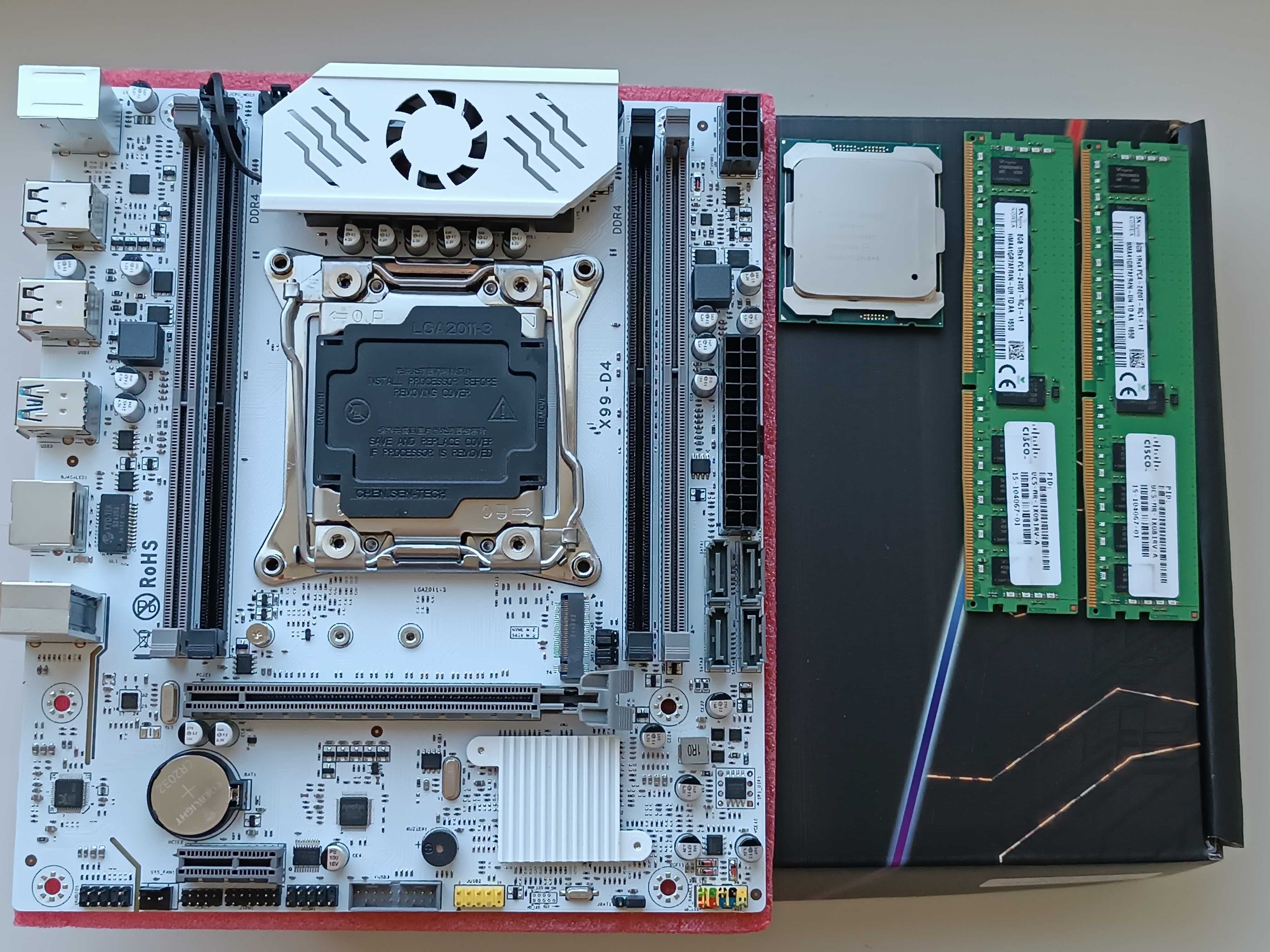 Qiyida X99 D4 ( C612 ) / 2 канал / TPM 2.0 / win11 / 2011-3