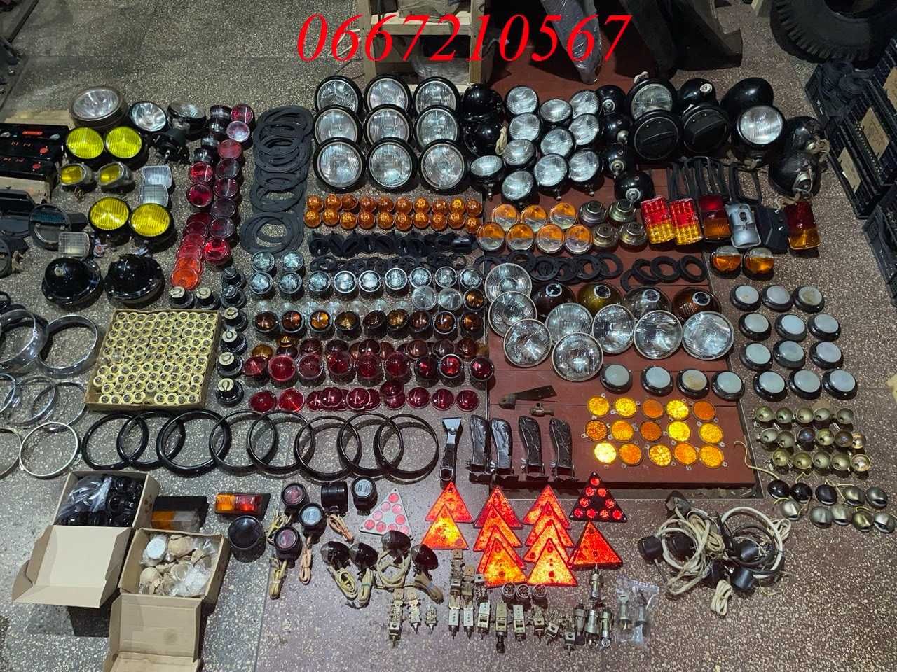 Фонарі, фари, оптика Газ 53, Газ 66, Газ 3307, Газ 52, Зіл, Уаз, Волга