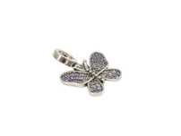 Zawieszka srebrna / charms 925, waga 1,87g Motyl