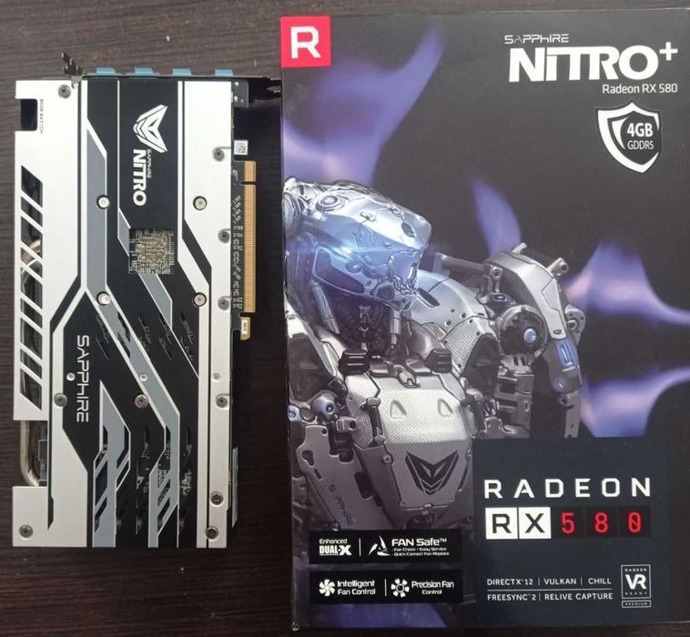 Відеокарта Sapphire Radeon RX 580 4GD5 NITRO+