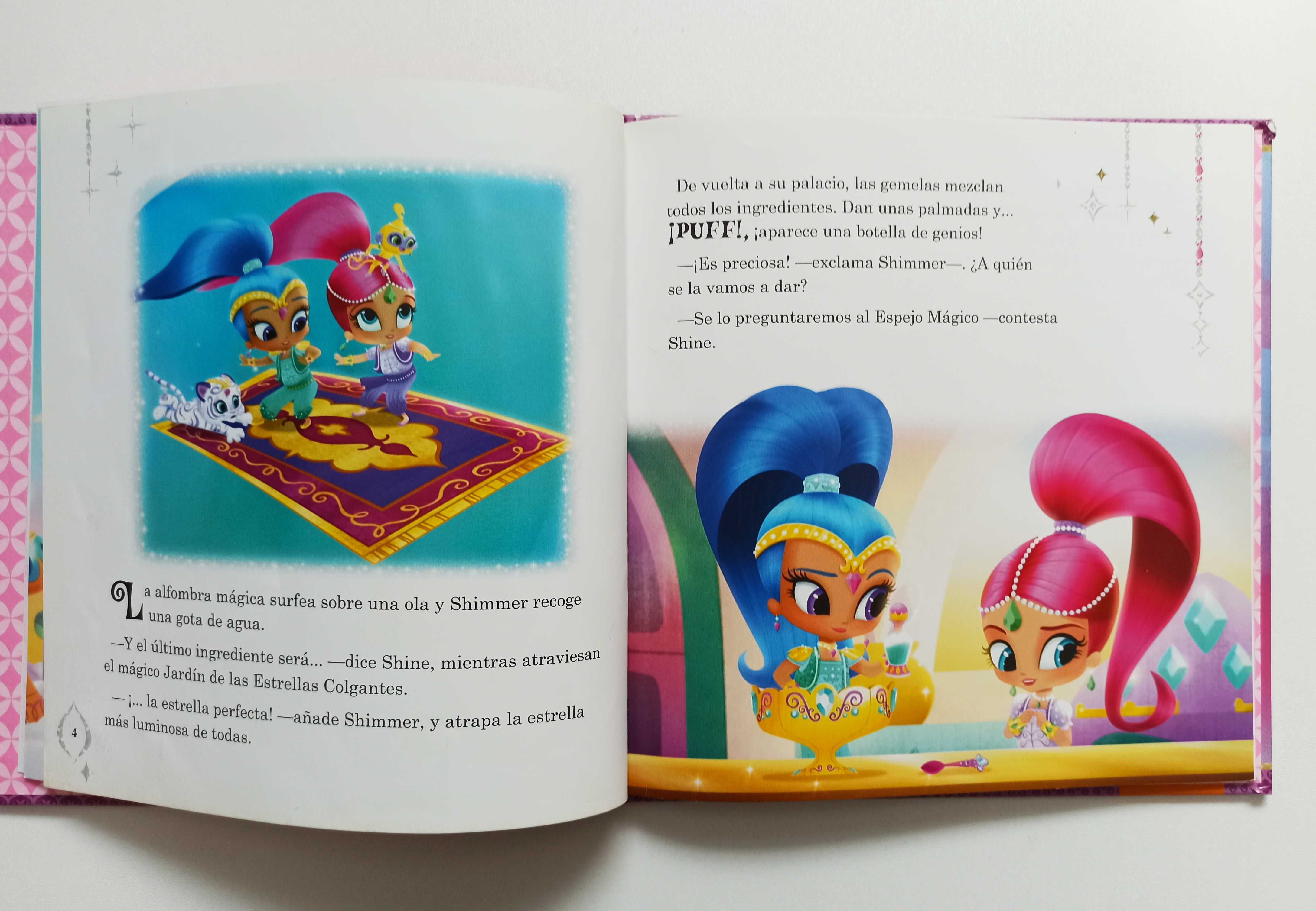 Pide un deseo - Shimmer & Shine - książeczka po hiszpańsku