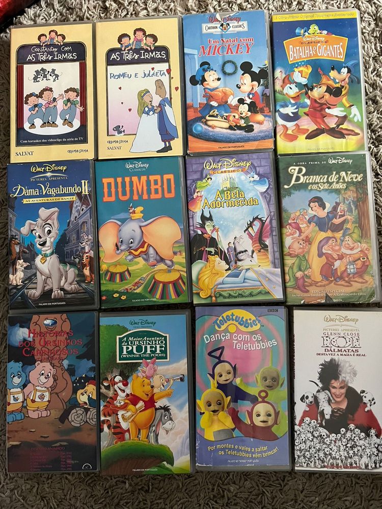 Cassetes VHS filmes variados