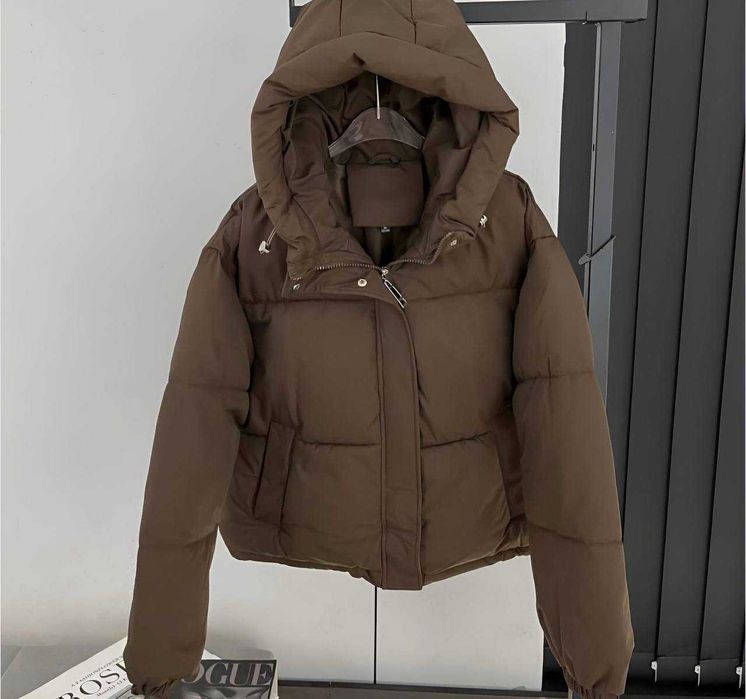 Теплая женская зимняя куртка с капюшоном + Подарок*