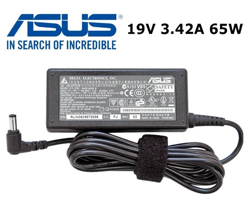 Блок питания для ноутбука ASUS 19V 3.42A 65W Зарядное устройство асус