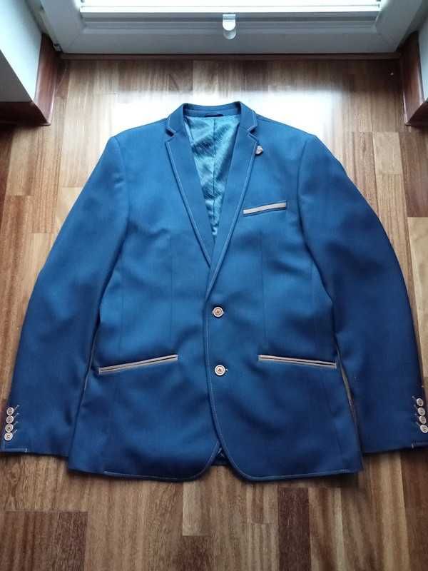 Garnitur męski elegancki casual L/XL