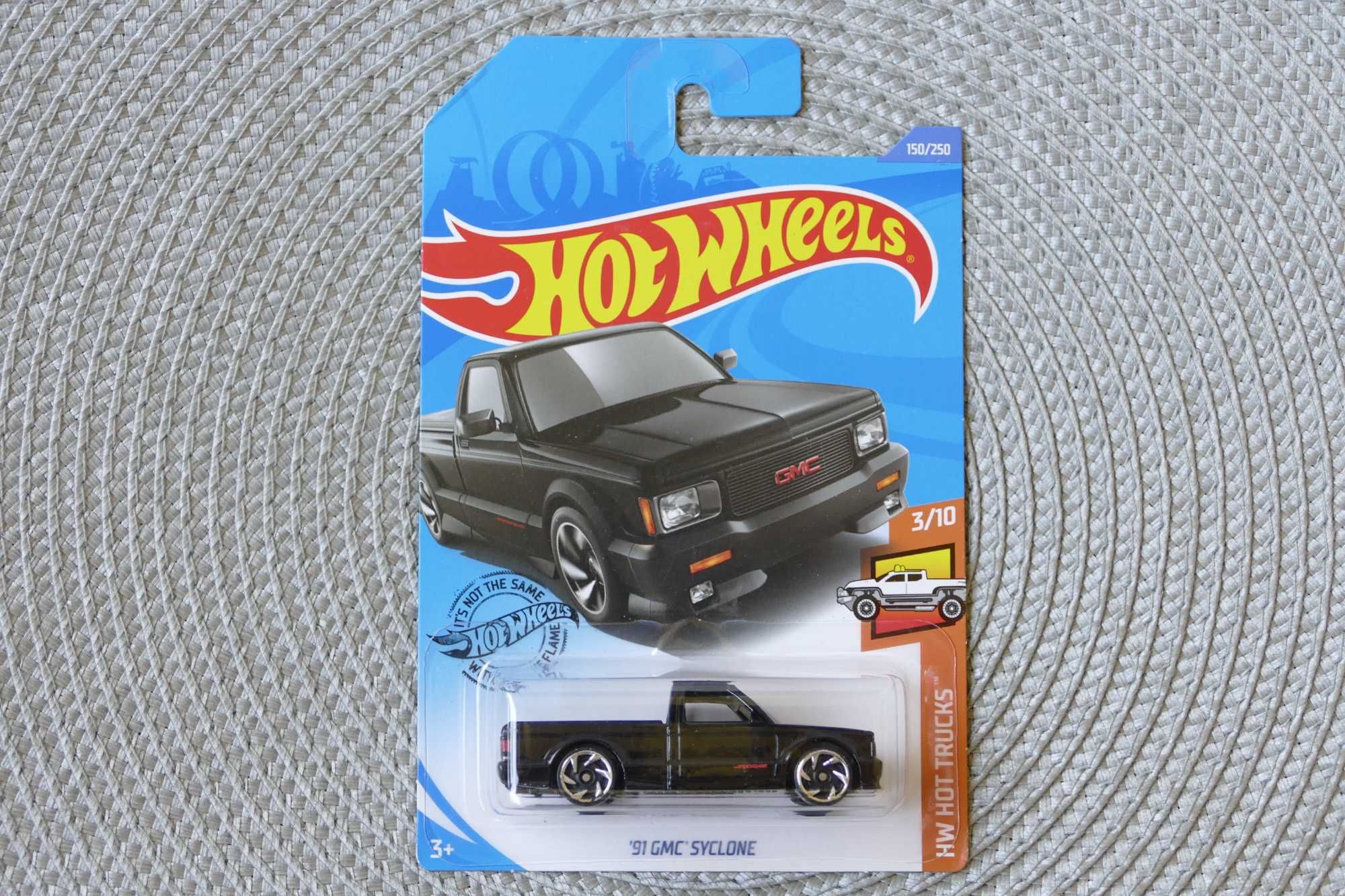 Hot Wheels autko "Resorak" '91 GMC SYCLONE edycja 2018r.
