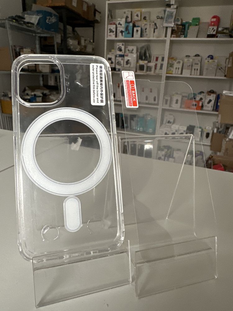 Szkło hartowane i etui MagSafe do iphone 12 MINI