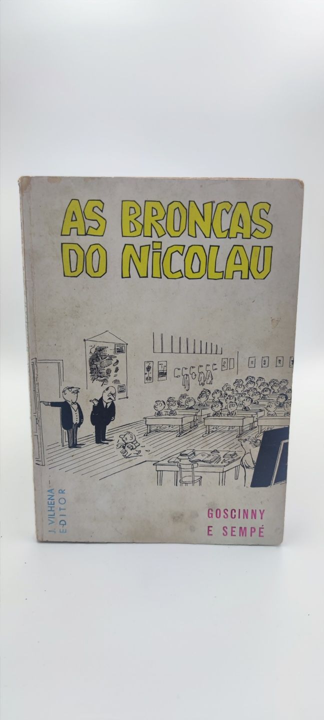 Livro- Ref CxB - Goscinny e Sempé - As Broncas do Nicolau
