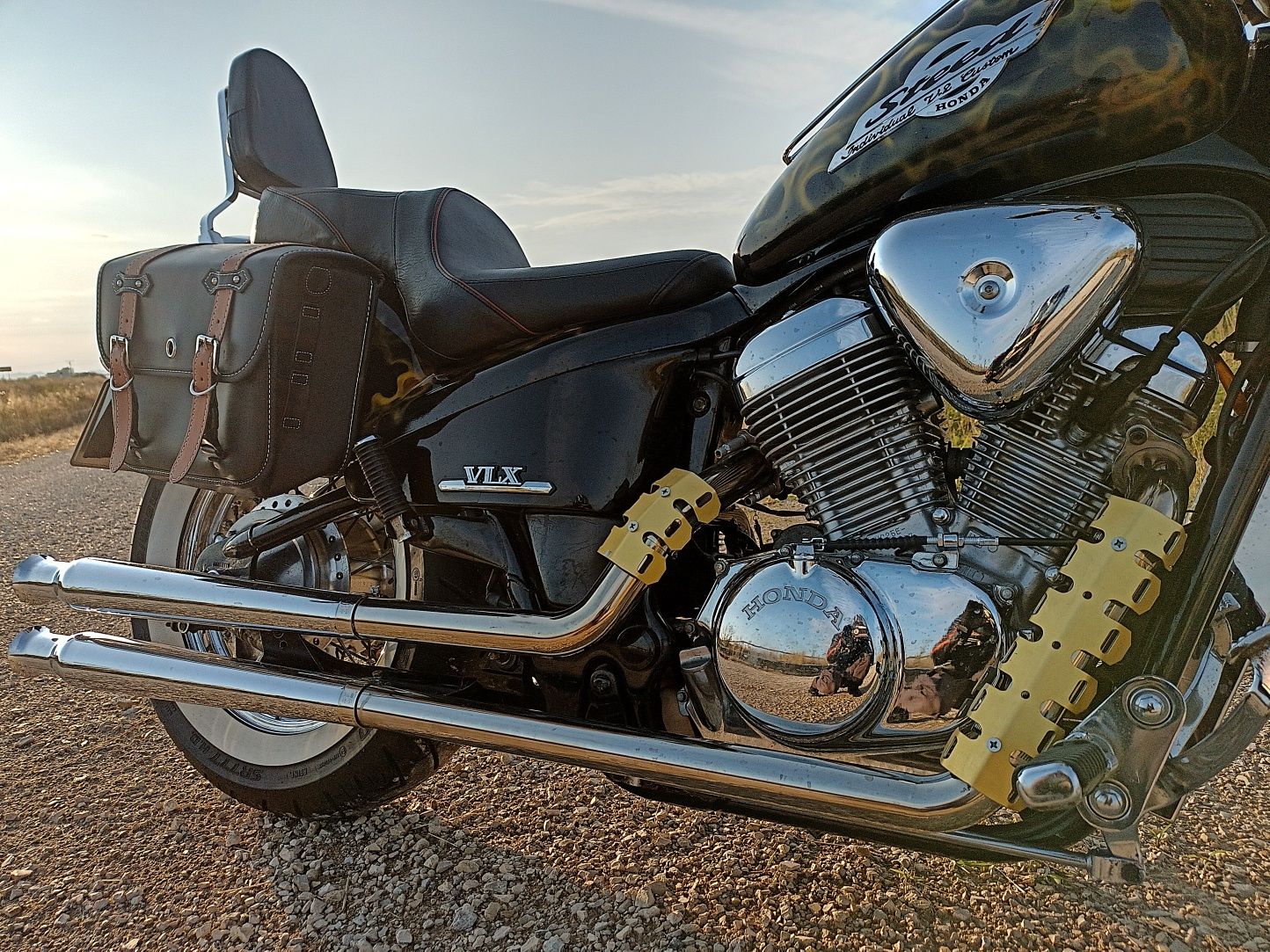 Honda vlx400 Steed custom aerograf jak vt600 shadow doinwestowany