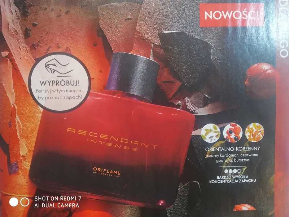 Ascendant Intense woda perfumowana dla panów z Oriflame