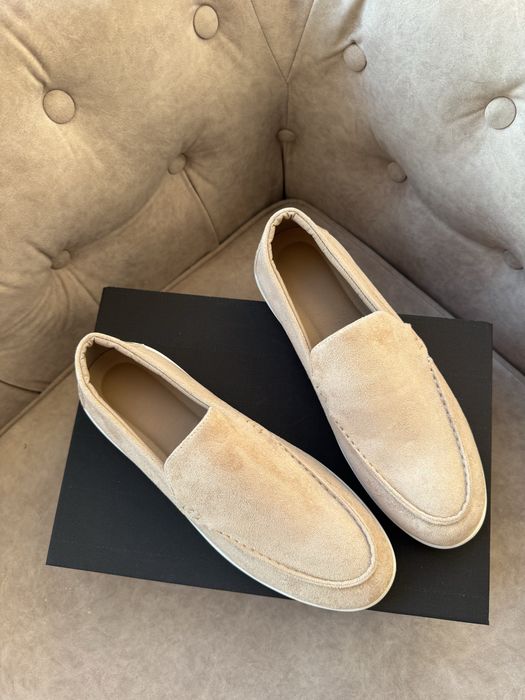 Стильные брендовые лоферы Loro Piana замшевые. Олх, накладний платіж