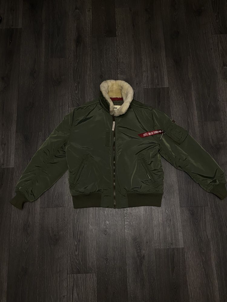 Оригінал Alpha Industries бомбер XL рідкісний колір