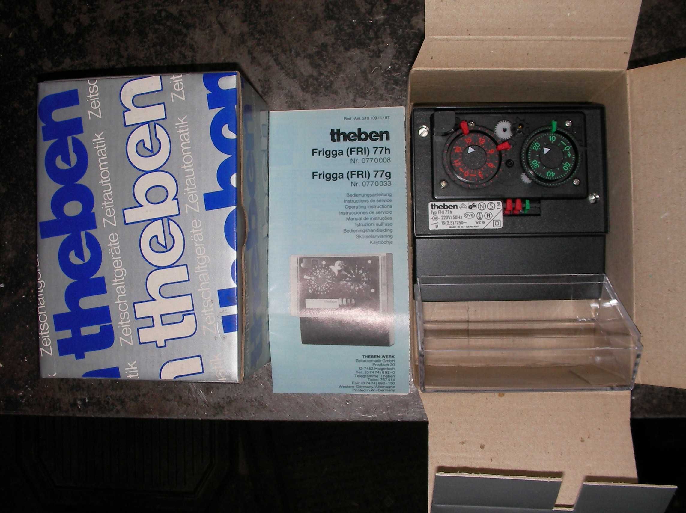 Interruptor/Temporisador/Relogio. Theben FRI 77 h Analogico 24Hora