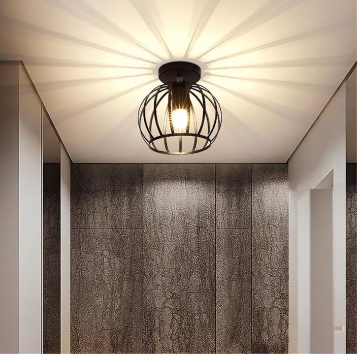 Lampa Sufitowa Industrialna Vintage Retro Żyrandol