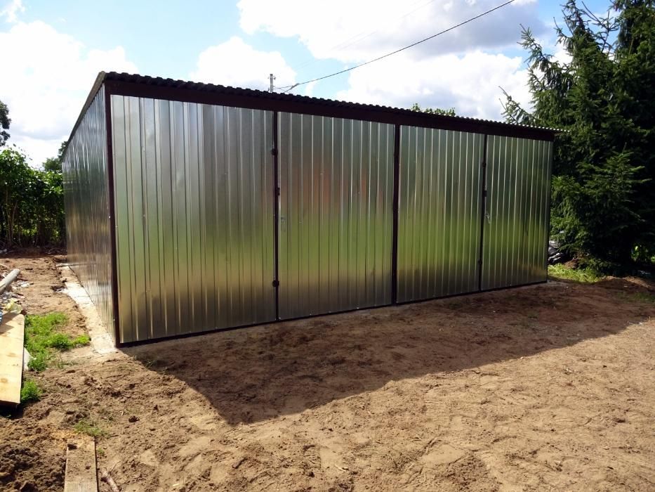 Garaż Blaszany 3x5 Blaszak Garaże Blaszane Blaszaki Budowa PRODUCENT