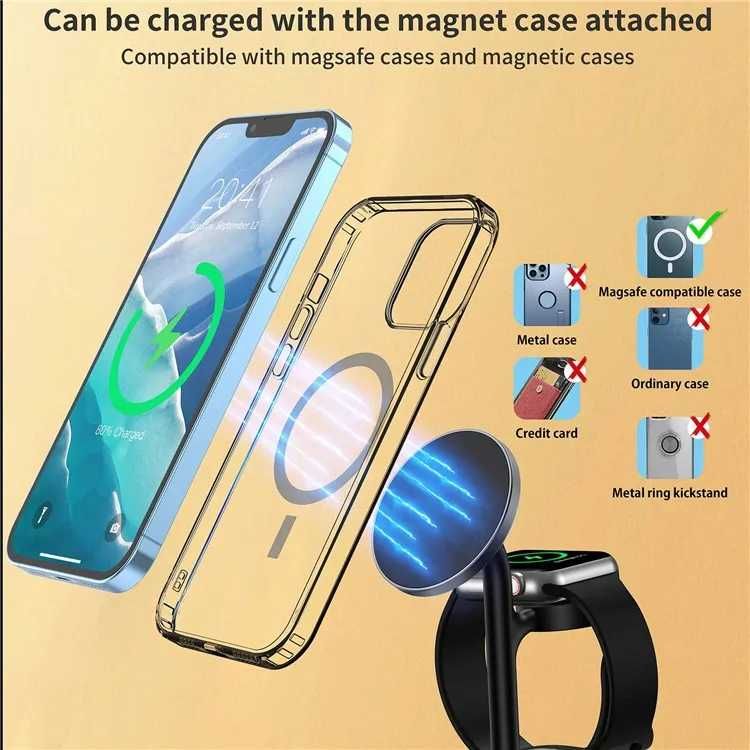 Choetech T585-F ładowarka indukcyjna15W Magsafe iPhone Airpods Watch
