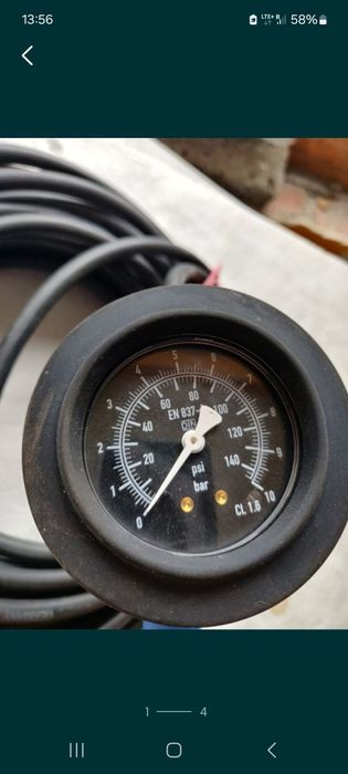 Sprzedam wąż z nanometrem i pistoletem do papowania kół