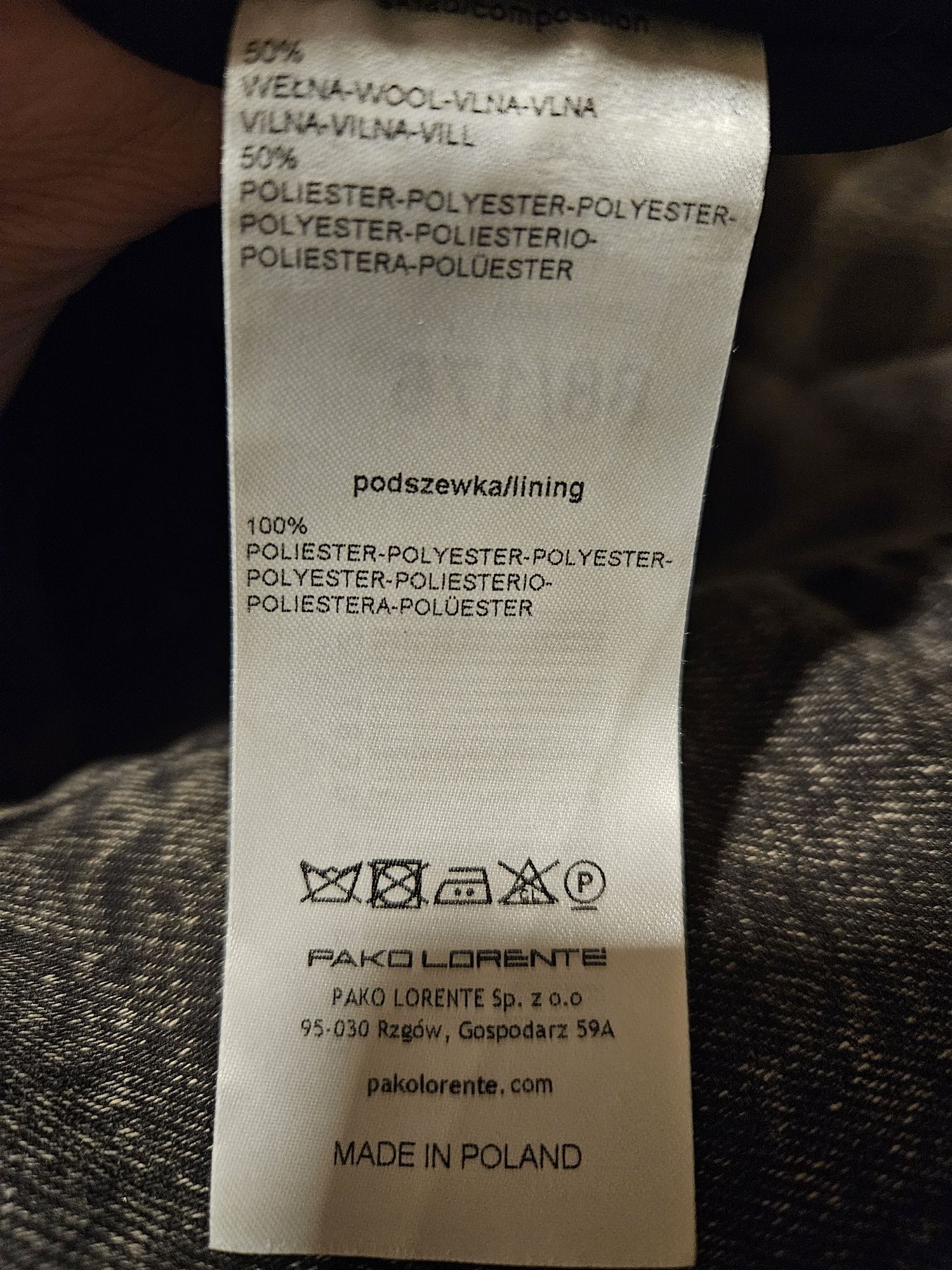 Garnitur Pako Lorente 176 cm